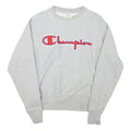 CHAMPION REVERSE WEAVE Mens Grey Crew Neck XS Cotton Blend Pullover Sweatshirt