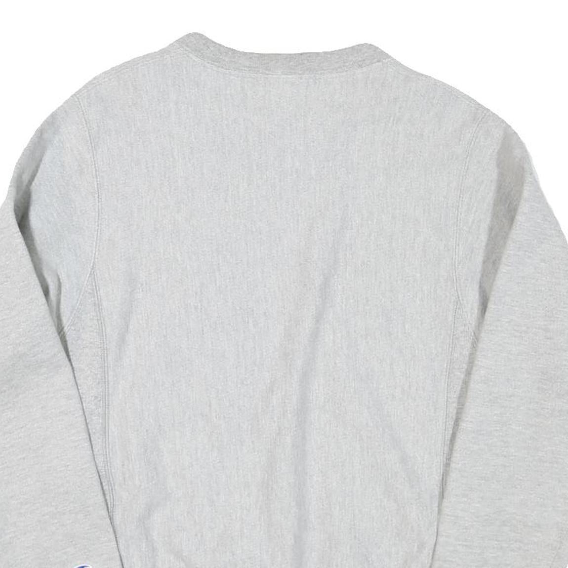 CHAMPION REVERSE WEAVE Mens Grey Crew Neck XS Cotton Blend Pullover Sweatshirt