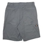 DICKIES Mens Shorts Grey Casual XL W40 Polyester Blend Workwear