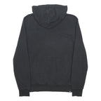 PUMA Mens Black Hoodie S Cotton Blend Pullover Drawstring Hood Casual