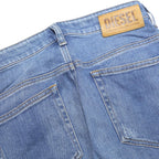 DIESEL Womens Slim Blue Denim Light Zip Jeans W25 L27 Stylish Distressed