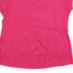 TOM TAILOR Womens Pink Cotton Blend Short Sleeve Scoop Neck Top L Lightweight