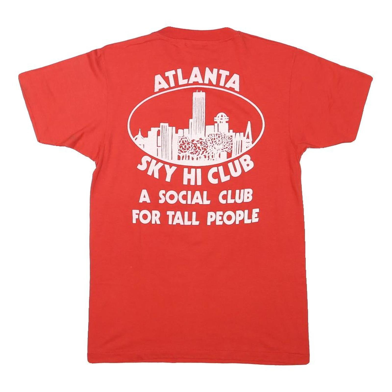 HANES Mens Red Graphic T-Shirt M Short Sleeve Crew Neck Tall People Club