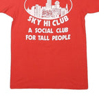 HANES Mens Red Graphic T-Shirt M Short Sleeve Crew Neck Tall People Club