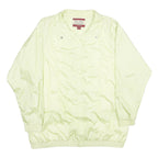 TUDOR COURT Womens Yellow Nylon Button Jacket L Lightweight Casual Outerwear