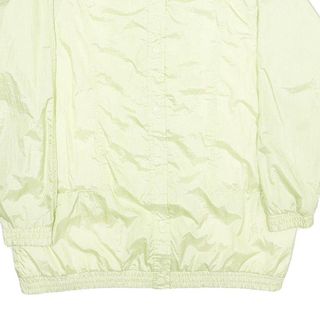 TUDOR COURT Womens Yellow Nylon Button Jacket L Lightweight Casual Outerwear