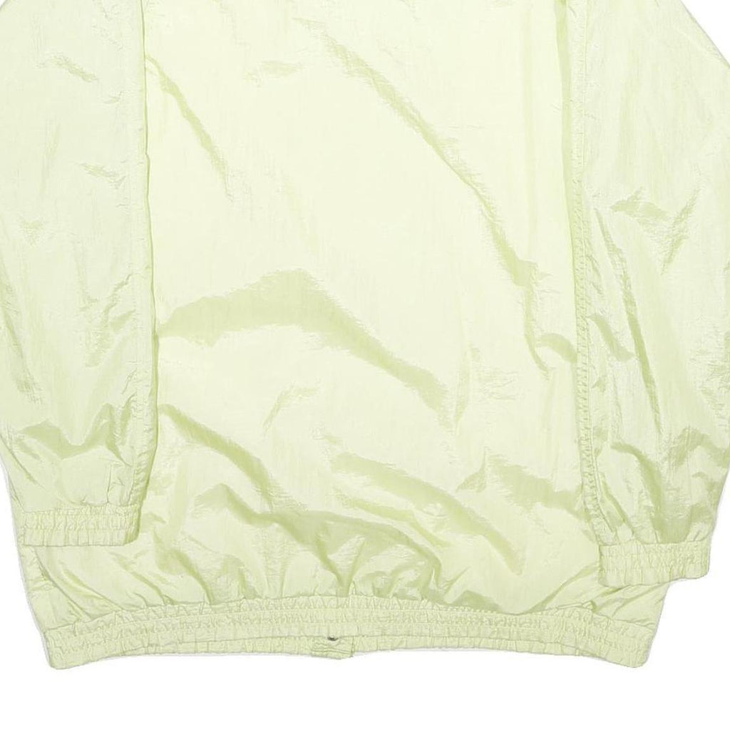 TUDOR COURT Womens Yellow Nylon Button Jacket L Lightweight Casual Outerwear