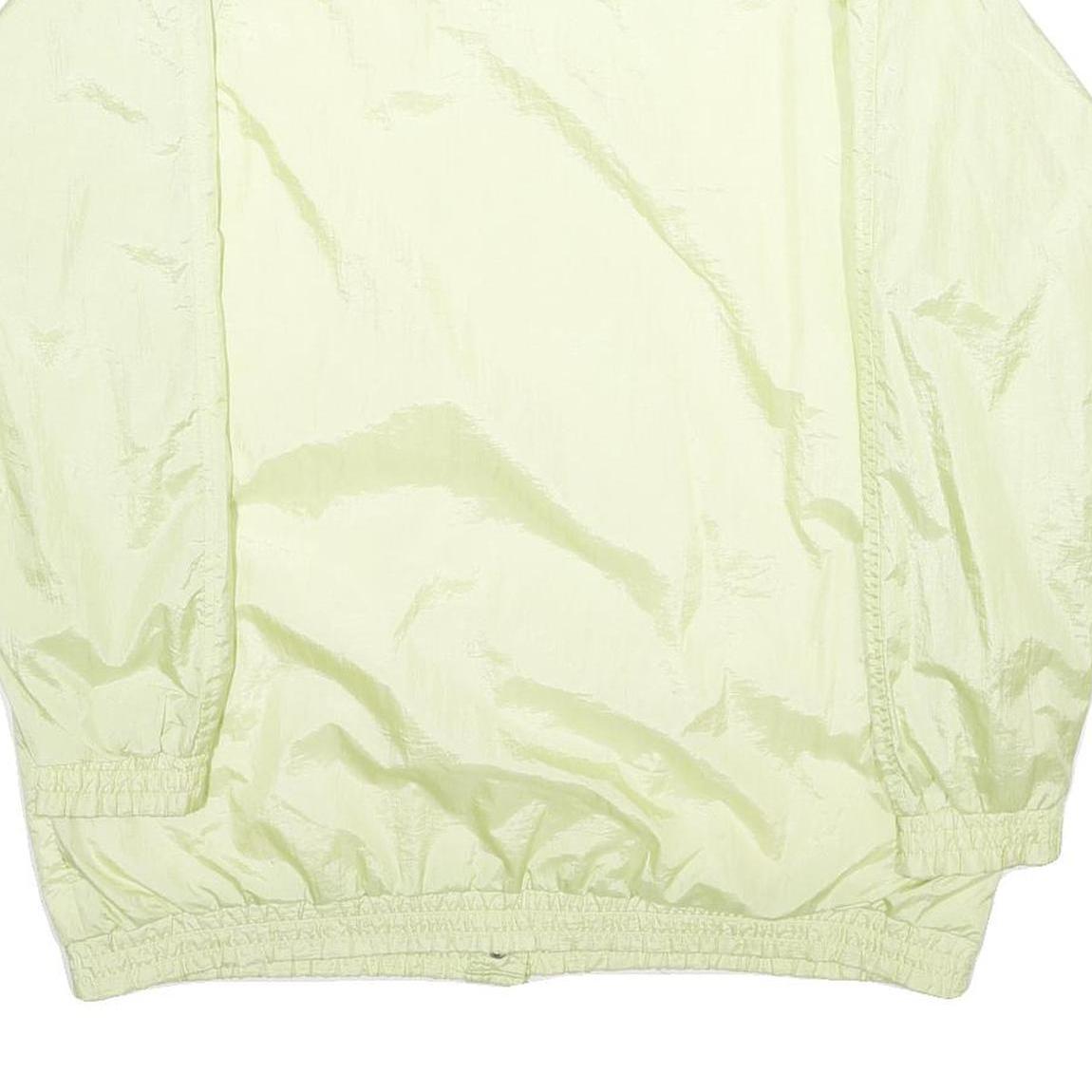 TUDOR COURT Womens Yellow Nylon Button Jacket L Lightweight Casual Outerwear