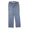 CARHARTT Mens Jeans Blue Regular Straight Denim Medium W32 L34 Workwear Zip