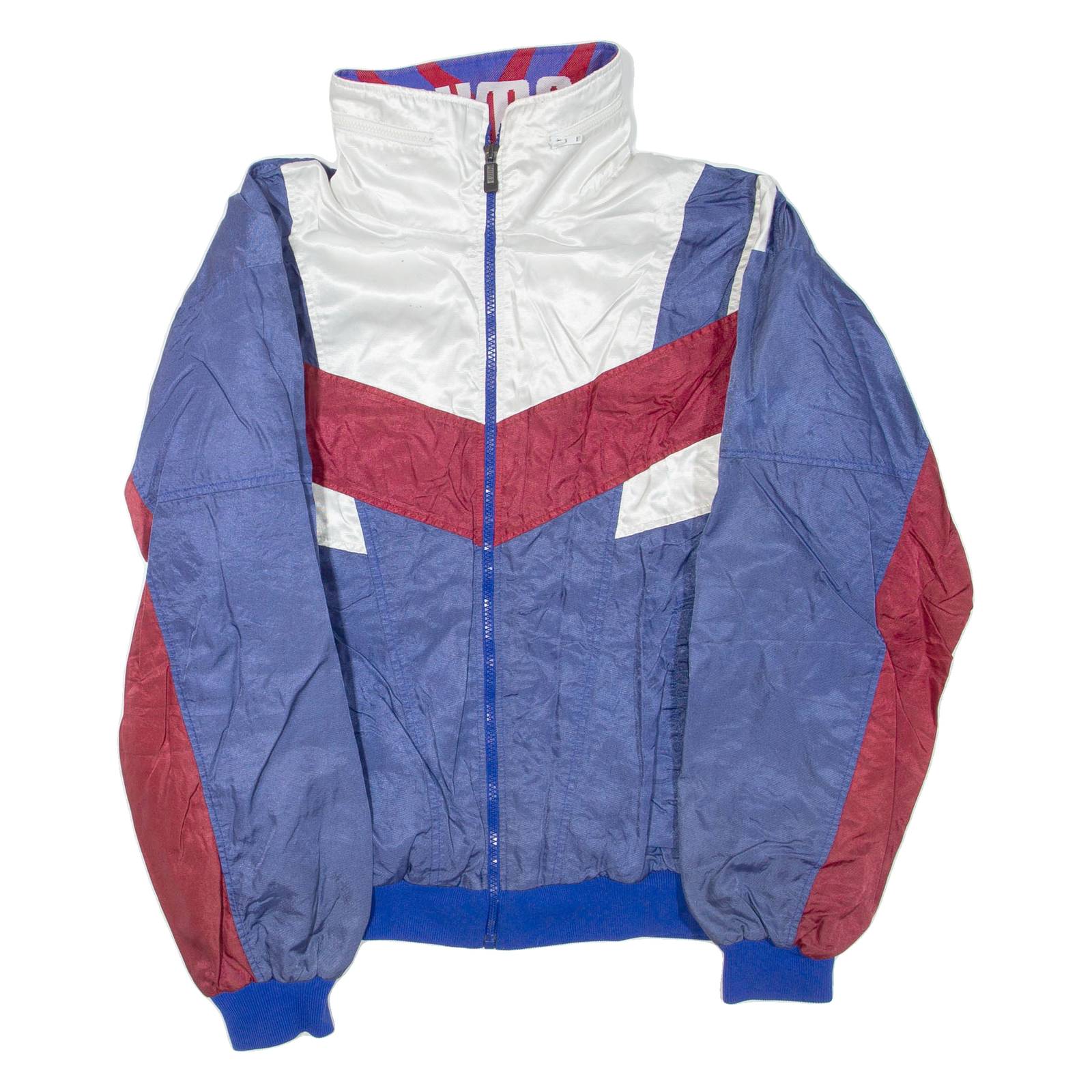 PUMA Mens Track Jacket Blue Colourblock M