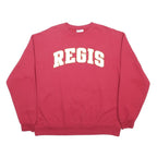 CHAMPION Mens Red Regis Crew Neck XL Cotton Blend Sweatshirt Pullover