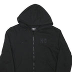 HARLEY DAVIDSON Boys Black Full Zip Hoodie M Cotton Blend Casual Urban