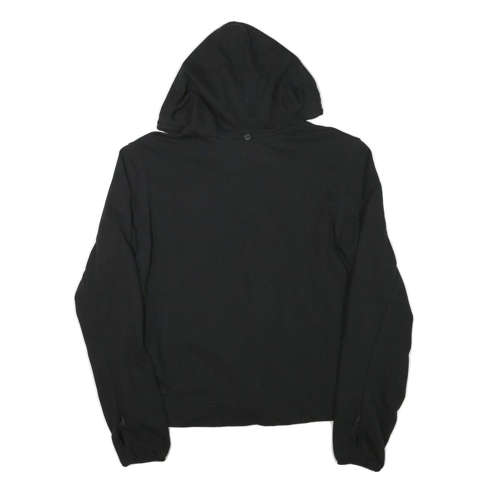 HARLEY DAVIDSON Boys Black Full Zip Hoodie M Cotton Blend Casual Urban