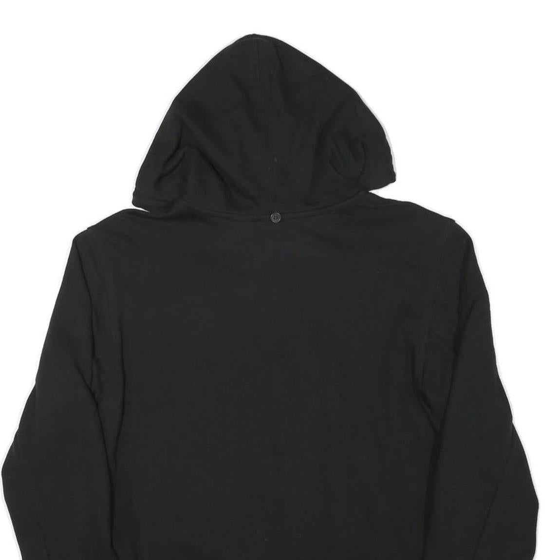 HARLEY DAVIDSON Boys Black Full Zip Hoodie M Cotton Blend Casual Urban