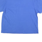 CHAMPION Womens Blue Graphic T-Shirt 2XL Short Sleeve Crew Neck Cotton Blend