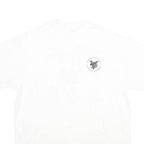 HANES Mens White Graphic T-Shirt L Short Sleeve Crew Neck Valencia High School