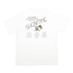 HANES Mens White Graphic T-Shirt L Short Sleeve Crew Neck Valencia High School