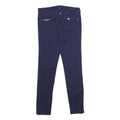TOMMY HILFIGER Womens Slim Navy Blue Jeans Cotton Blend Zip W30 L30 Skinny