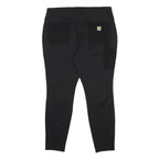 CARHARTT Womens Black Slim Trousers W36 L29 Casual Durable Lightweight Nylon