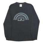 ARSHAM STUDIO "The House" Mens Black Graphic T-Shirt S Long Sleeve Crew Neck