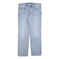 CARHARTT Mens Jeans Light Blue Regular Straight Denim W36 L34 Classic Cotton
