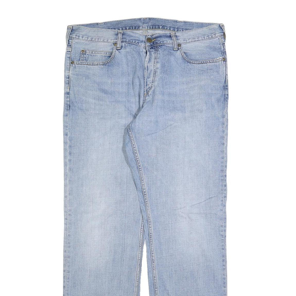 CARHARTT Mens Jeans Light Blue Regular Straight Denim W36 L34 Classic Cotton
