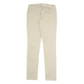 LEVI'S Womens Cotton Blend Beige Slim Skinny Trousers W28 L31 Stylish Zip