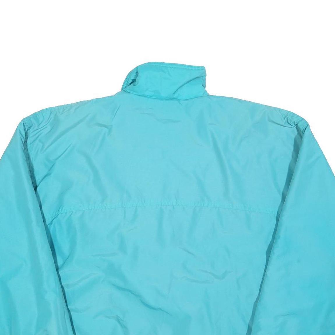 CABIN CREEK Mens Turquoise & Purple Zip Jacket L Polyester Blend Casual