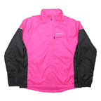 MUDDYFOX Womens Pink & Black Cycling Jacket UK 20 Polyester Zip Sportswear