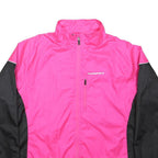 MUDDYFOX Womens Pink & Black Cycling Jacket UK 20 Polyester Zip Sportswear