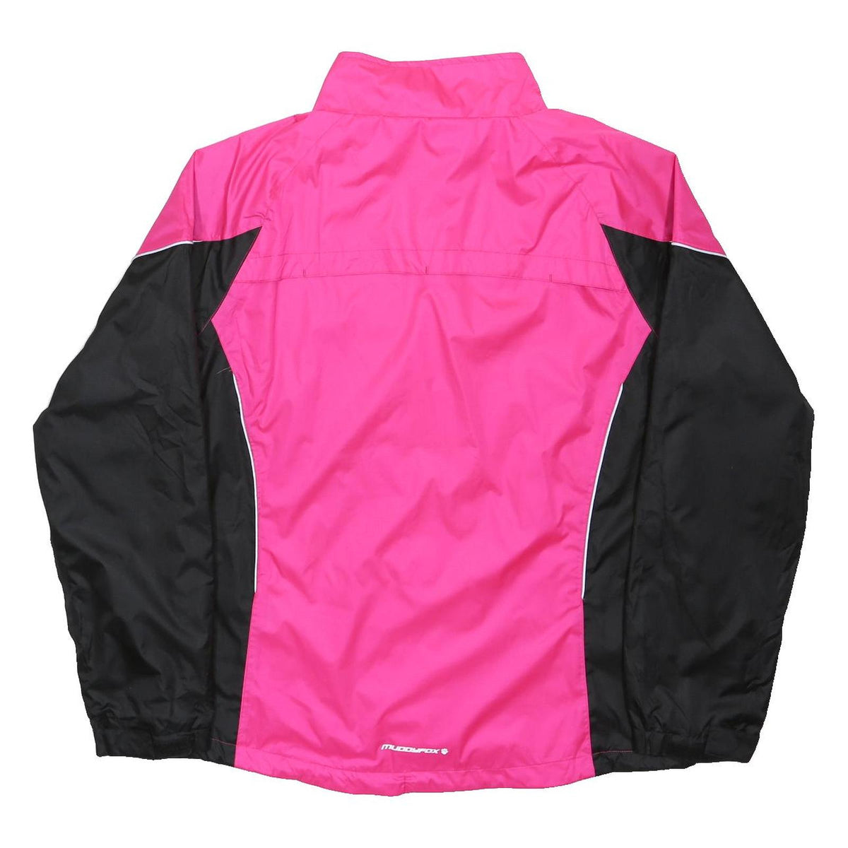 MUDDYFOX Womens Pink & Black Cycling Jacket UK 20 Polyester Zip Sportswear