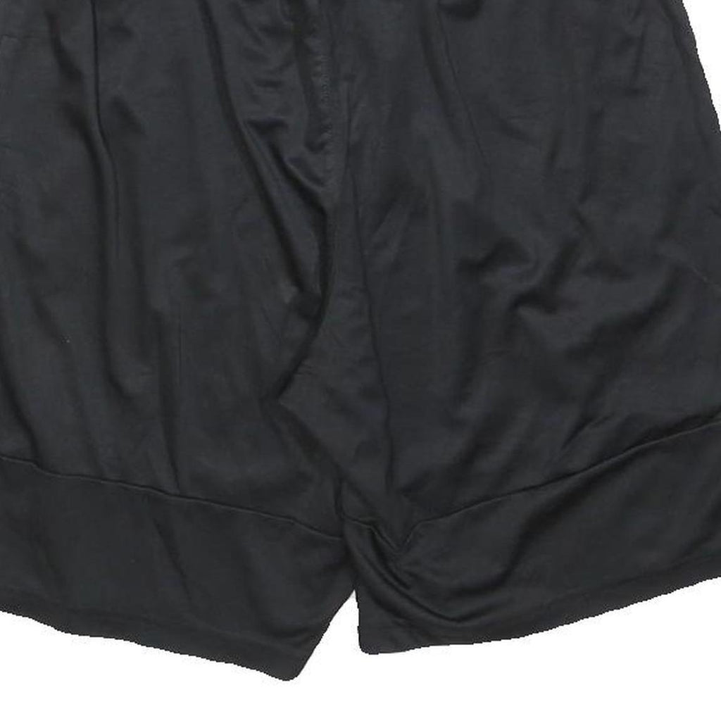 ADIDAS Mens Black Casual Sports Shorts M W26 Three Stripe Logo