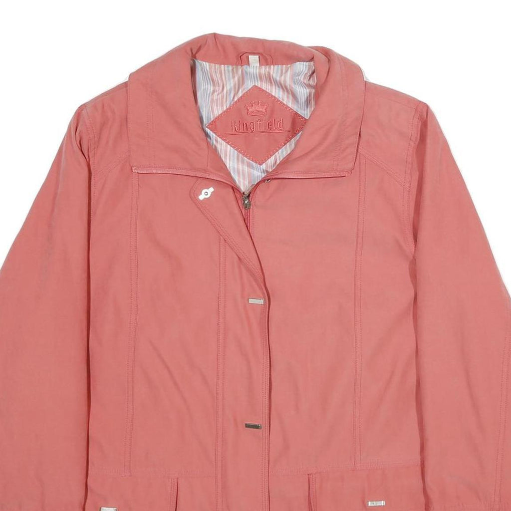 KINGFIELD Womens Coral Jacket UK 16 Polyester Blend Casual Zip Up Plain