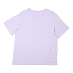 PUMA Womens Lilac T-Shirt L Short Sleeve Crew Neck Cotton Blend Sport Casual