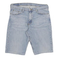 WRANGLER Mens Denim Blue Casual Shorts 2XL W35 Classic Fit Cotton Blend