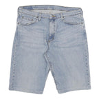 WRANGLER Mens Denim Blue Casual Shorts 2XL W35 Classic Fit Cotton Blend