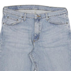 WRANGLER Mens Denim Blue Casual Shorts 2XL W35 Classic Fit Cotton Blend