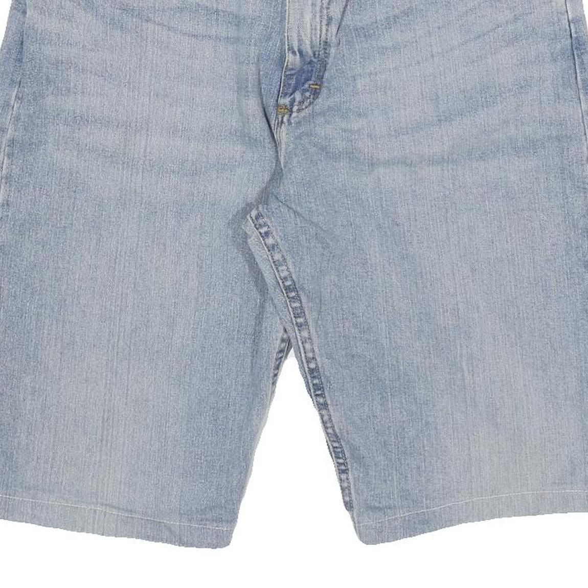 WRANGLER Mens Denim Blue Casual Shorts 2XL W35 Classic Fit Cotton Blend