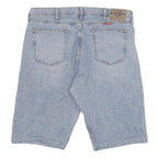 WRANGLER Mens Denim Blue Casual Shorts 2XL W35 Classic Fit Cotton Blend