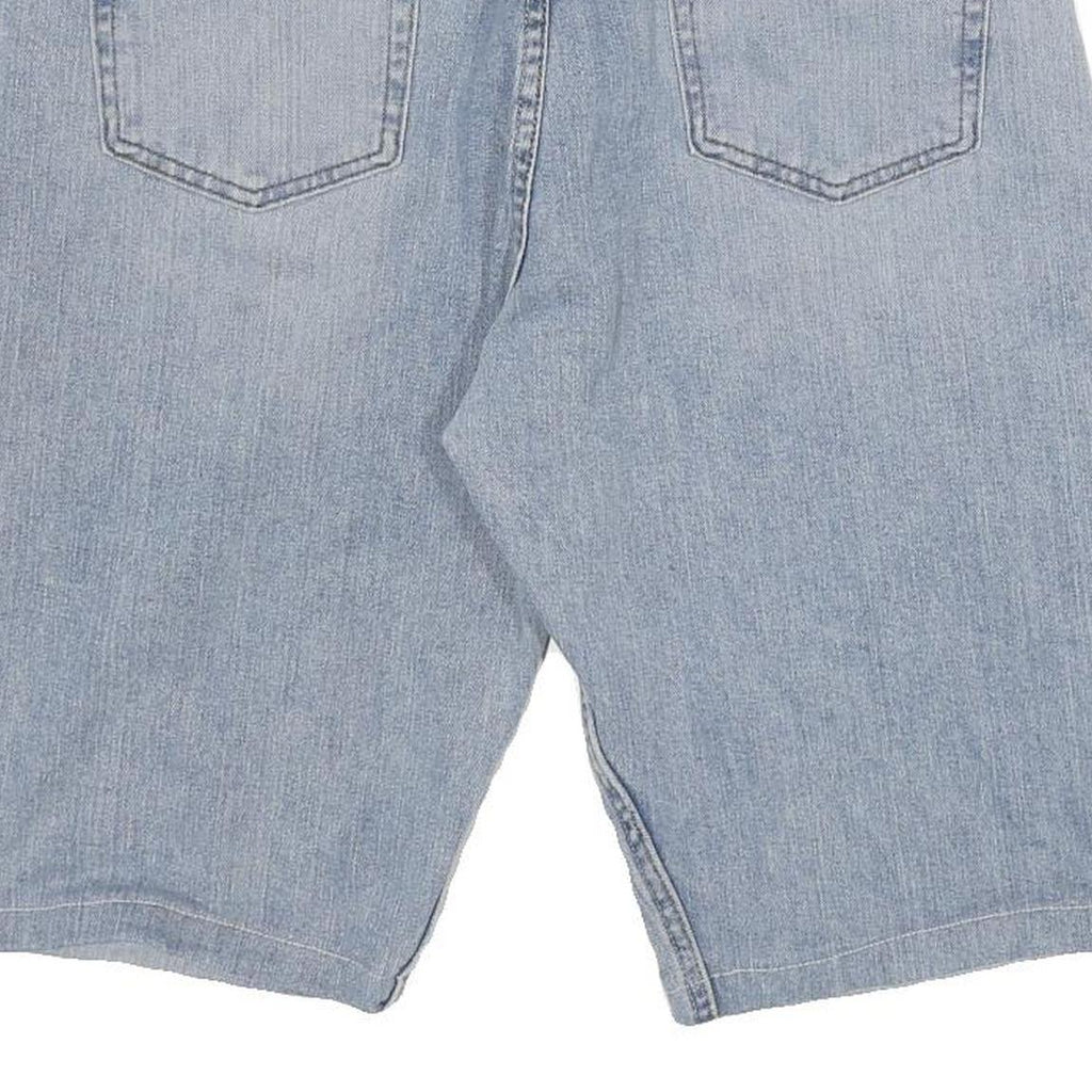 WRANGLER Mens Denim Blue Casual Shorts 2XL W35 Classic Fit Cotton Blend