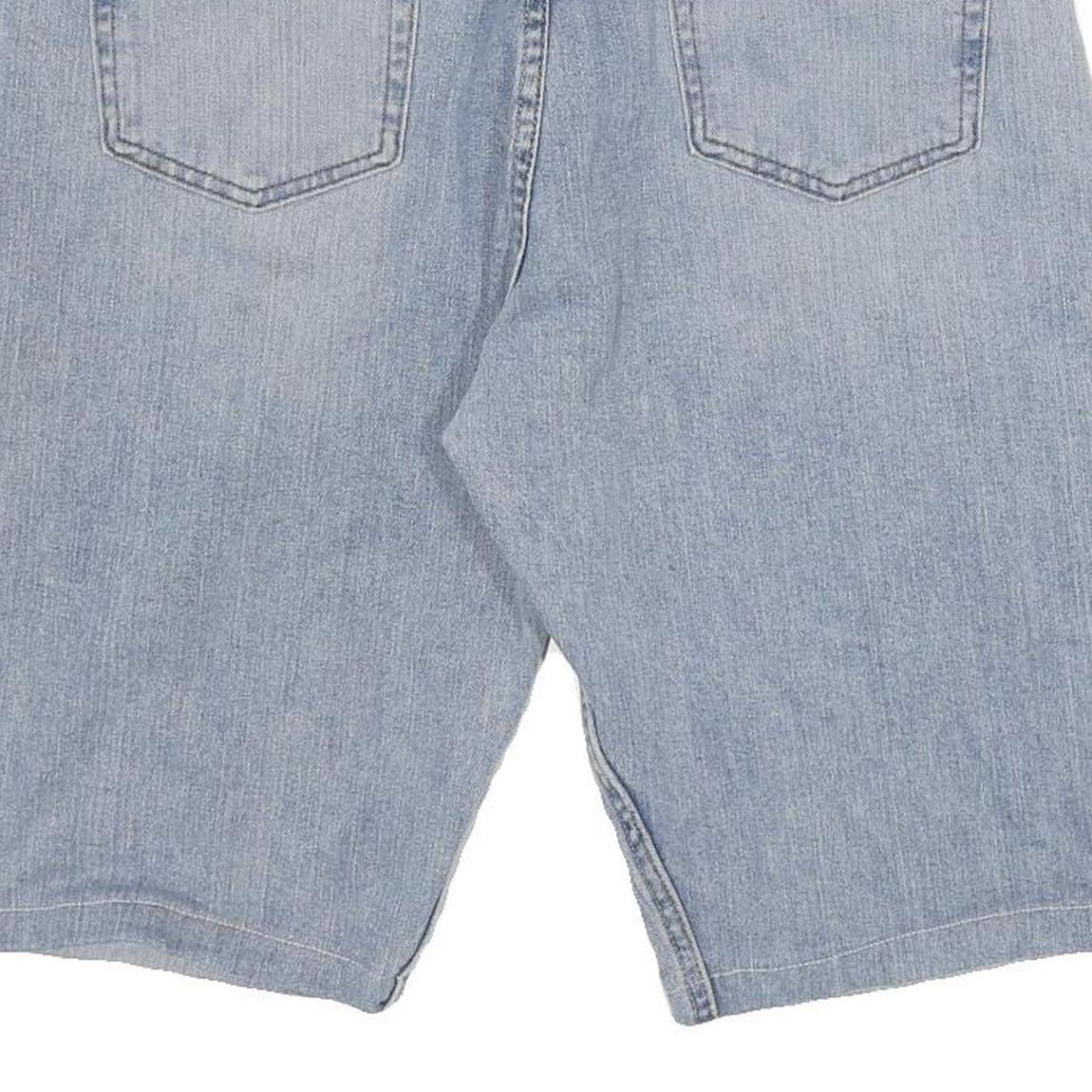 WRANGLER Mens Denim Blue Casual Shorts 2XL W35 Classic Fit Cotton Blend