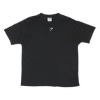 GYMSHARK Womens Black Graphic T-Shirt XS Short Sleeve Round Neck Logo Activewear