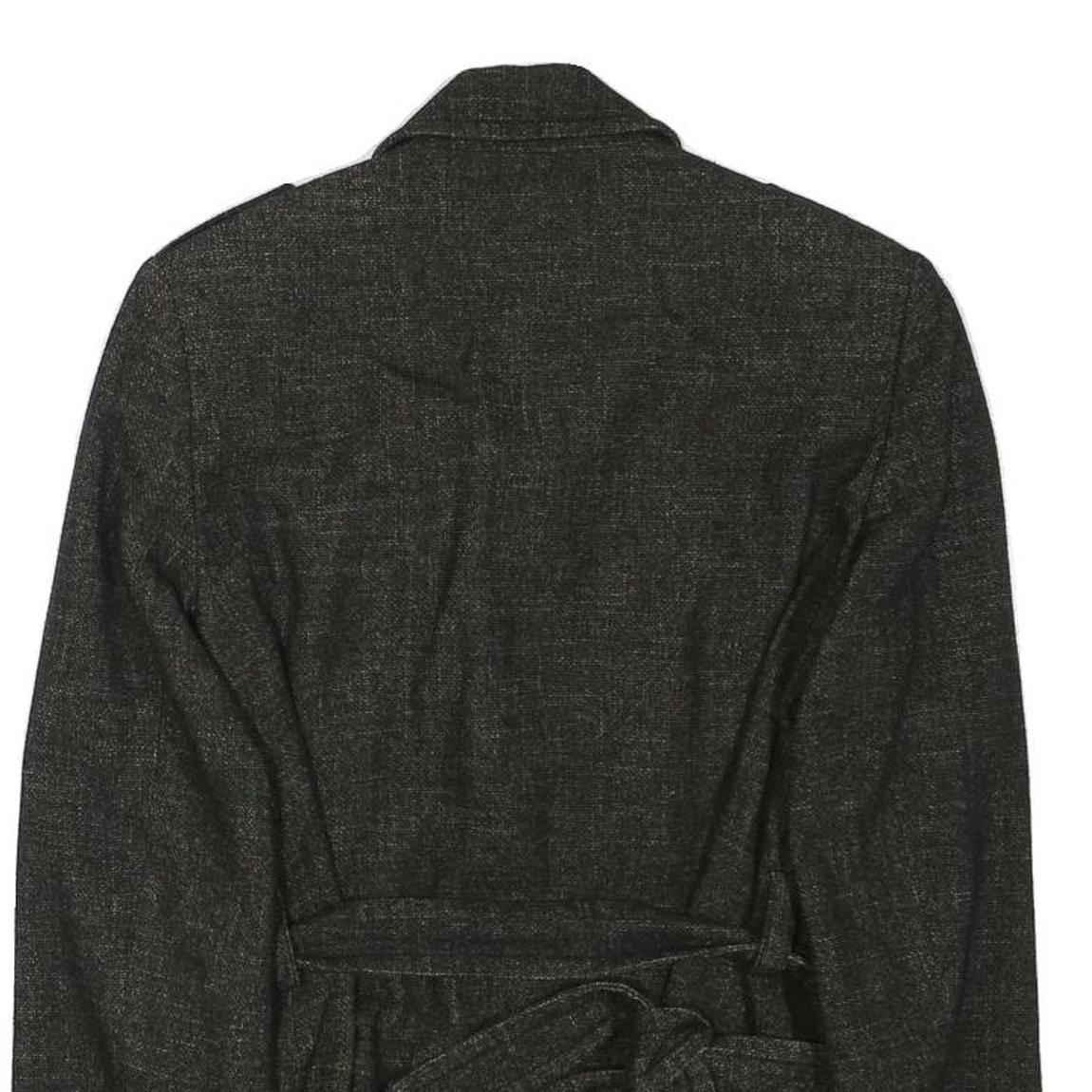 SAINT HILARE Womens Grey Classic Jacket XS Polyester Blend Button Plain Stylish