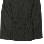 SAINT HILARE Womens Grey Classic Jacket XS Polyester Blend Button Plain Stylish