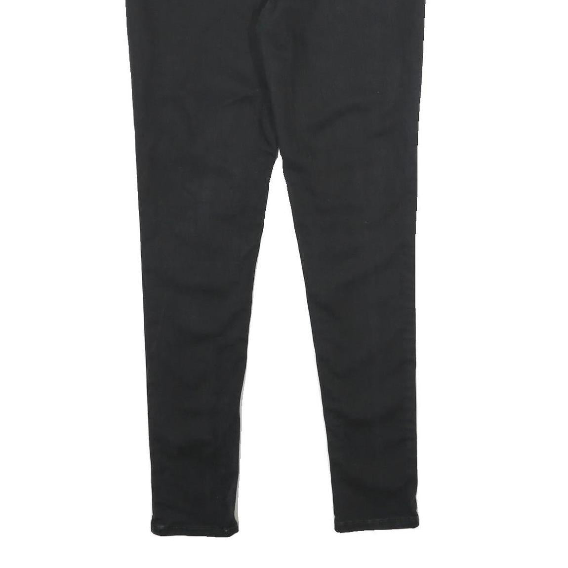 LEVI'S Legging Womens Jeans Black Slim Skinny Denim W29 L32 Stretch Zip