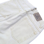 WRANGLER Boys Jeans White Classic Straight Denim W26 L27 Button Closure