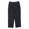 Mens Trousers Black Regular Straight W32 L29