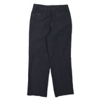 Mens Trousers Black Regular Straight W32 L29