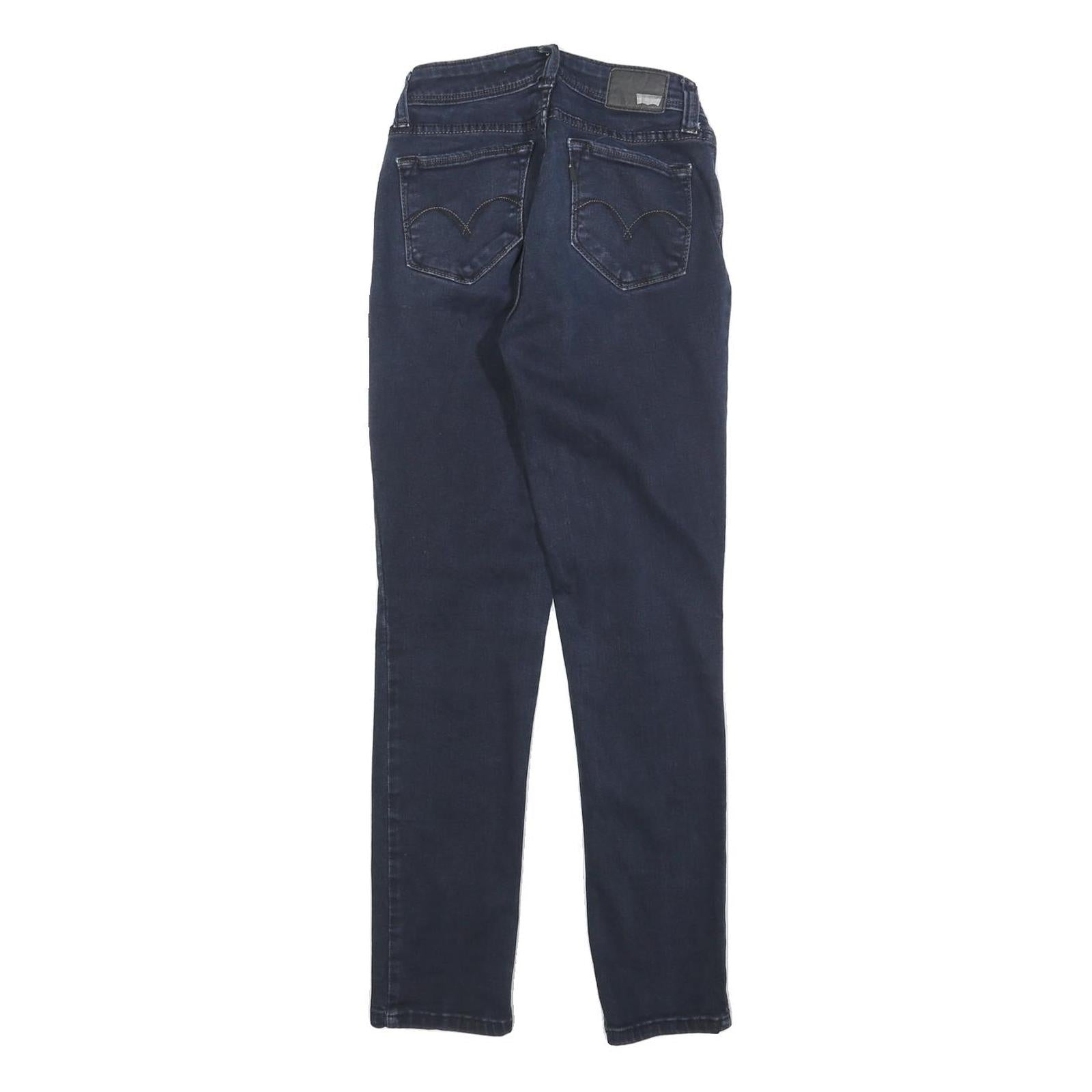 LEVI'S Womens Jeans Blue Slim Skinny Denim Medium W26 L30 Stretch Comfort
