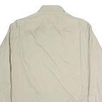 DOCKERS Mens Beige Cotton Button-Down Shirt XL Classic Fit Casual Wear